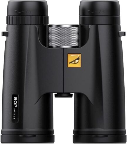 منظار ثنائي العدسات بتصميم نسر من بيردز اوف بري اوبتيكس للبالغين عالي الطاقة - مناظير شفافة عالية الدقة لمراقبة الطيور، مناظير للصيد، مستلزمات السفر مع حقيبة حمل in Kuwait