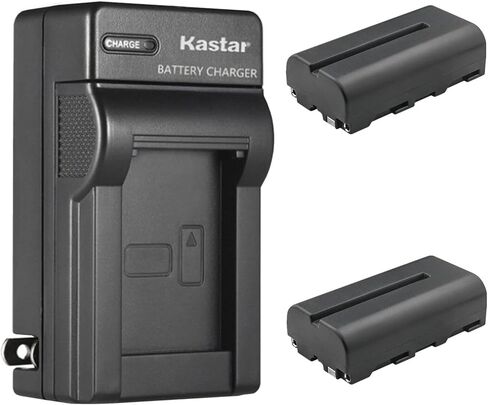 Kastar 4-Pack NP-F550 / NP-F570 Battery and AC Wall Charger Replacement for AndyCine A6 Plus 5.5" 4K HDMI in/Out, C6S 6" 3G-SDI/HDMI Ultrabright Touchscreen, A7 7" IPS Full HD Camera Field Monitor in Saudi Arabia
