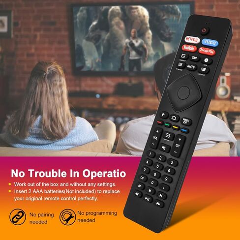 جهاز تحكم عن بعد بديل RF402A-V14 IR جديد لتلفزيون فيليبس أندرويد 43PFL5604/F7 43PFL5704/F7 50PFL5604/F7 50PFL5704/F7 55PFL5604/F7 55PFL5704/F7 65PFL5604/F7 65PFL5704/F7 75PFL 5704/F7 (بدون صوت) in Kuwait