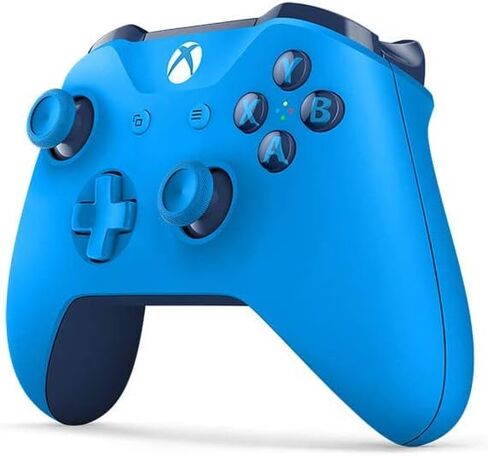 وحدة تحكم ألعاب الفيديو Microsoft XBOX One اللاسلكية، أزرق (متجدد) in Saudi Arabia