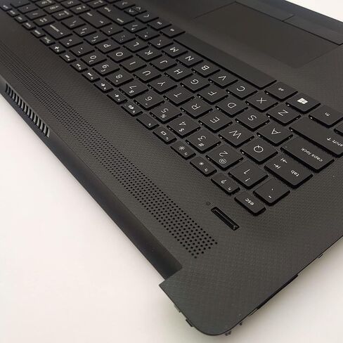 بديل Jxjslp لجهاز الكمبيوتر المحمول HP 17-by 17-CA 17T-by 17Z-CA العلوي للوحة المفاتيح الأمريكية مع مجموعة لوحة اللمس بوظيفة غير PTP L22751-001 L48409-001 Jet Black in Kuwait