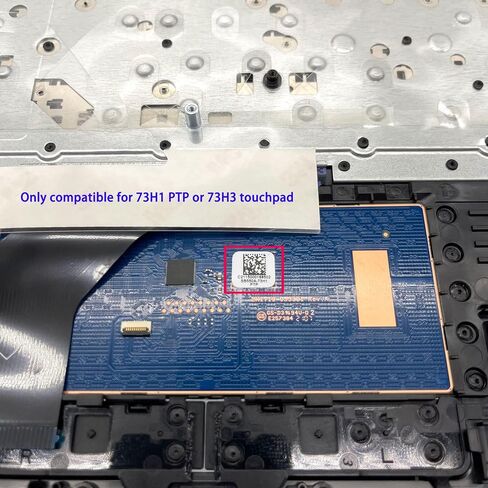 بديل Jxjslp لجهاز الكمبيوتر المحمول HP 17-by 17-CA 17T-by 17Z-CA العلوي للوحة المفاتيح الأمريكية مع مجموعة لوحة اللمس بوظيفة غير PTP L22751-001 L48409-001 Jet Black in Kuwait