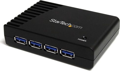 StarTech.com 4-Port USB 3.0 SuperSpeed Hub with Power Adapter - 5Gbps - Portable Multiport USB-A Dock IT Pro - USB Port Expansion Hub for PC/Mac (ST4300USB3) in Saudi Arabia