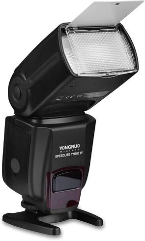يونغنو YN560IV YN560 IV YN-560 IV فلاش سبيدلايت، GN58 مانول مالتي ماستر + فلاش سلاف، نظام تشغيل مدمج، شاشة LCD سالبة in Saudi Arabia