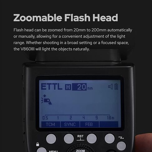 GODOX V860III-N Camera Flash for Nikon Camera Flash Speedlight Speedlite,2.4G HSS 1/8000s w/XPro-N Flash Trigger,480 Full-Power Flashes,2600mAh Battery,0.01-1.5s Recycle Time,10 Levels Modeling Lamp in Saudi Arabia