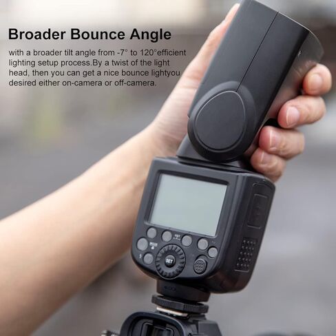 Godox V860II-C E-TTL II 2.4G مزامنة عالية السرعة 1/8000s GN60 بطارية ليثيوم أيون كاميرا فلاش Speedlite متوافق مع كاميرات Canon وجهاز إرسال فلاش لاسلكي Godox XPro-C in Saudi Arabia