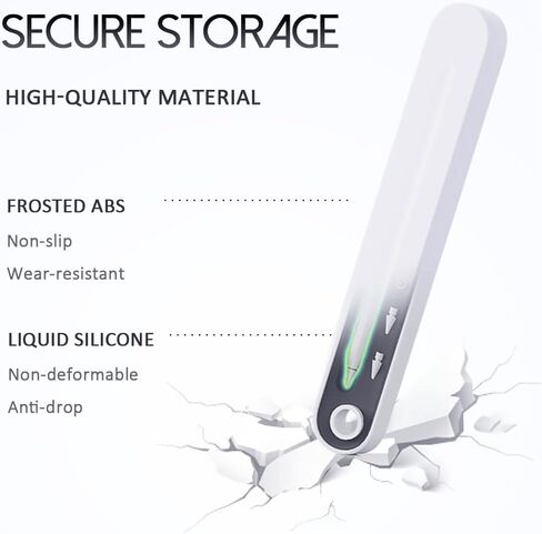 حقيبة حمل لقلم Apple الجيل الثاني والجيل الأول - صندوق تخزين مع غطاء مغناطيسي قابل للدوران لقلم Apple - حافظة واقية لقلم iPad - ملحقات الحامل (أرجواني) in Kuwait