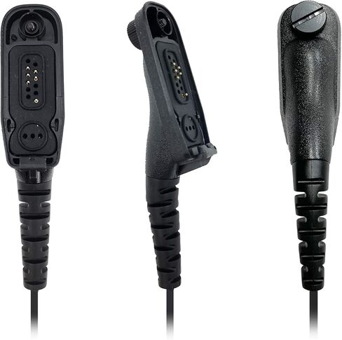 PROMAXPOWER [5 عبوات] سماعة أذن على شكل حرف G مع ميكروفون PTT لأجهزة راديو موتورولا MOTOTRBO XPR6550، XPR7350، XPR7550e، XPR7580e، APX900، APX4000، APX6000، MTP850S in Kuwait