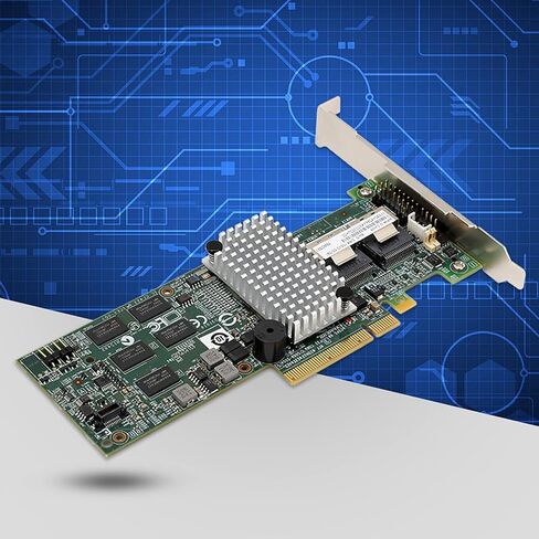 بطاقة صفيف M5015، مصفوفة ASHATA الذكية، وحدة التحكم Megaaid 9260-8i، PCIe x8 لـ LSI 46M0851، دعم محركات الأقراص الصلبة SATA وSAS بسرعة 3 جيجابت/ثانية و6 جيجابت/ثانية in Kuwait