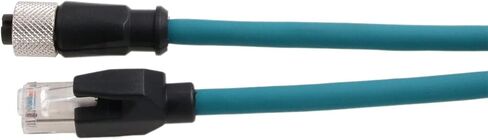 كابل إيثرنت HangTon M12 A-Coded 8 Pin أنثى إلى RJ45 Cat-7e سلك تصحيح لمستشعر المحرك الصناعي تطبيق أتمتة شبكة Profibus 10 متر in Kuwait