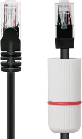 CKK Cat-5 شبكة إيثرنت تصحيح كابل الإنترنت سلك RJ45 عالي السرعة لنظام كاميرات الأمان POE، مفتاح PoE، موجه الإنترنت، الكمبيوتر، نظام كاميرا PoE IP (100FT) in Kuwait