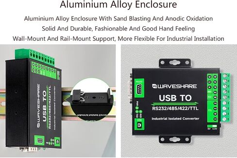 USB TO RS232/485 Serial Converter Adapter, Onboard Original FT232RNL Chip | Built-in Self-Recovering Fuse, TVS Protection Circuit, etc. Compatible with Mac, Linux, Android, Win11/10/ 8.1/8/7 in Saudi Arabia