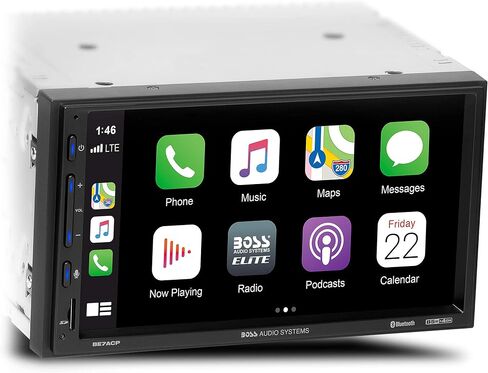 جهاز استقبال الوسائط الرقمية بشاشة تعمل باللمس من Boss Audio مقاس 7 بوصات يعمل بنظام Android Auto/Apple CarPlay in Saudi Arabia