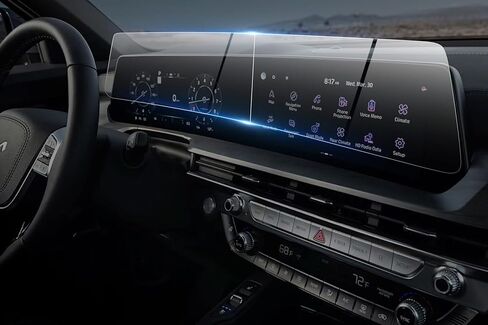 واقي شاشة متوافق مع 2023 2024 Kia ​​Telluride 12.3 بوصة شاشات بانورامية مزدوجة، مقاومة للصدمات بصلابة 9H، واقي شاشة من الزجاج المقسى لـ 2024 Telluride in Kuwait