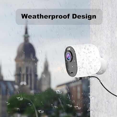 كابل شحن بطول 10 أقدام لـ Arlo Ultra/Ultra 2 وArlo Pro 3/Pro4، سلك طاقة مغناطيسي داخلي وخارجي مع محول شاحن - عبوتان باللون الأسود (غير متوافق مع Arlo Essential Spotlight) in Kuwait