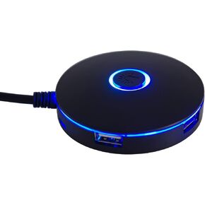 Wabao UFO HUB 5-Port USB2.0 1-Micro USB Hub 7 Color Breathing Power Supply lamp, Independent Switch in Saudi Arabia