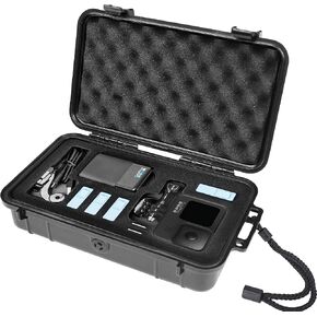 Smatree Waterproof Hard Case Compatible for G*pro 12/11/10/9/8/7/6/5/ 2018 /DJI Osmo Action, Portable, Shock, Durable(Camera and Accessories NOT Included)(Black) in Kuwait