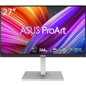 شاشة ASUS ProArt مقاس 27 بوصة بدقة 1440 بكسل (PA278CGV) - IPS، QHD (2560 × 1440)، 144 هرتز، 95% DCI-P3، ΔE < 2، تم التحقق من Calman، USB-C PD 90W، FreeSync Premium، DisplayHDR 400، الارتفاع قابل للتعديل in Kuwait