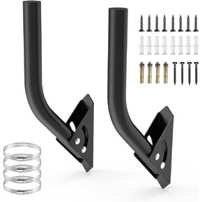 Universal Antenna Pole Mount Bracket - 2 Packs ULNA 12" Adjustable Attic Roof Mast Black, J Mounting Pole for Weather Station, Outdoor Antenna, Wireless WiFi Bridge, Access Point in Kuwait