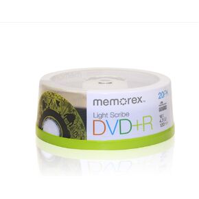 Memorex 16x DVD+R Light Scribe 20 Pack (32024708) in Kuwait