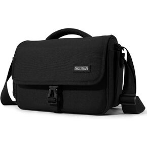 CADeN Camera Bag Case Shoulder Crossbody Bag Compatible for Nikon, Canon, Sony, DSLR SLR Mirrorless Cameras and Lenses (1.0 Black, Large) in Kuwait