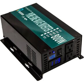 WZRELB Full Power Full Power Endurable Led Display 800W Pure Sine Wave Solar Inverter 12Vdc to 120Vac, (RBP80012B1)