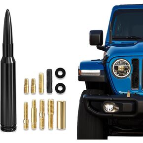 Car Truck Bullet Antenna Mast, Vehicle Bullet Antenna Mast, Heavy Duty Pickup Trucks Accessories, Vehicle Antenna Replacement for Ford F150 F250 F350 Dodge RAM 1500 2500 3500 (Red) in Kuwait