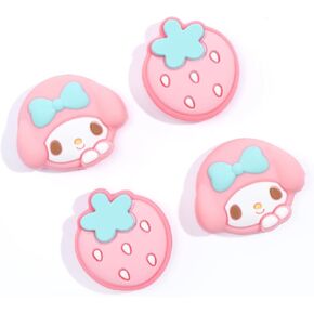 Silicone Thumb Grip Caps Compatible with Nintendo Switch, Soft Protective Thumbstick Covers for Switch OLED and Switch Lite, 4PCS, Cute Skull and Rabbit Design in Saudi Arabia