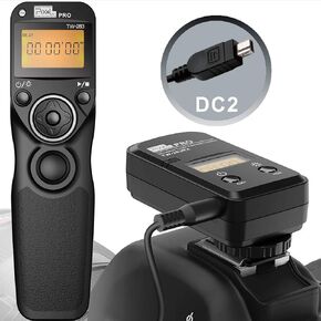 Pixel TW-283/DC2 LCD Wireless Shutter Release Timer Remote Control for Nikon Z6 Z7 D3100 D3200 D3300 D5000 D5100 D5200 D5300 D5500 D90 D7000 D7100 D7200 D600 D610 D750 in Saudi Arabia