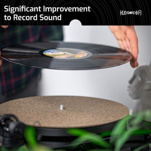 سجادة أطباق مطاطية قابلة للدوران من CorkERY Cork N - 1-8 بوصة - حصيرة منزلقة لعشاق الصوت in Kuwait