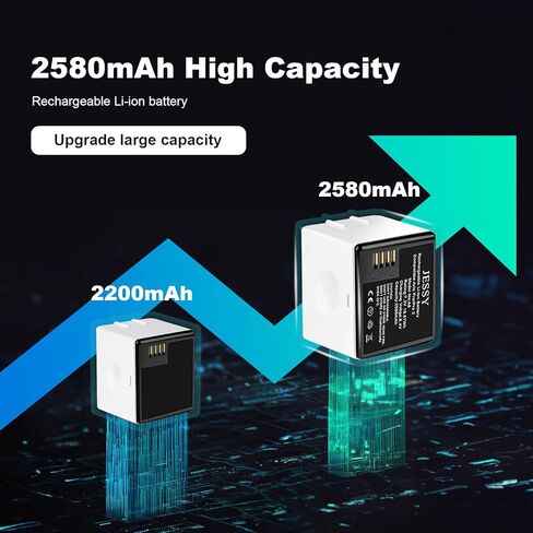 JESSY Replacement Batteries Compatible with Arlo Pro/Arlo Pro 2, 1 Pack Upgrade 7.2V Rechargeable Lithium Battery (NOT Compatible with Arlo Ultra 2, Arlo Pro 3) in Kuwait