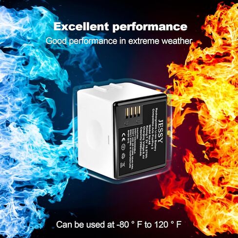 JESSY Replacement Batteries Compatible with Arlo Pro/Arlo Pro 2, 1 Pack Upgrade 7.2V Rechargeable Lithium Battery (NOT Compatible with Arlo Ultra 2, Arlo Pro 3) in Kuwait