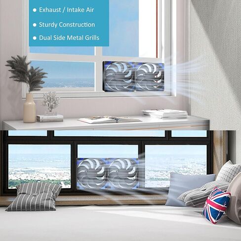 120mmx6 720mm Adjustable PC Ventilation & Exhaust Fan with Speed Controller in Kuwait