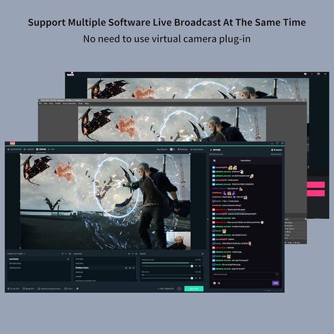 بطاقة التقاط فيديو Acasis 4K60 HDMI 2K144، التقاط الألعاب، عبور بدون تأخر، بطاقة التقاط فيديو منخفضة الكمون للغاية تعمل مع PS4 Pro، PS5، Xbox One لبث مباشر وتسجيل لعبة OBS Twitch in Kuwait