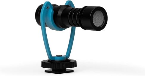 ميكروفون فيديو لوم كيوب | ميكروفون، حامل الصدمات، الزجاج الأمامي، الزجاج الأمامي الإسفنجي، كابل TRS للكاميرات، كابل TRRS للهواتف الذكية، وحقيبة السفر متضمنة | ميكروفون لكاميرات DSLR Canon وNikon والهواتف in Kuwait