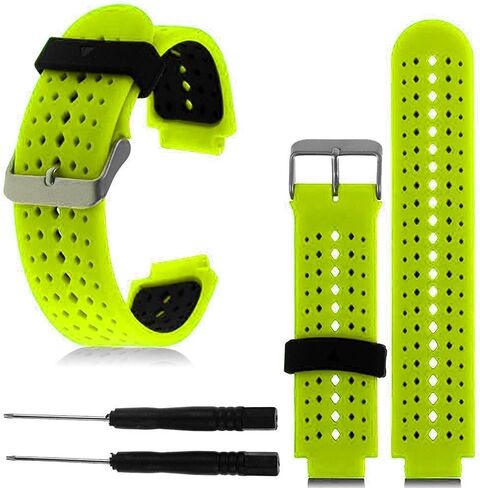 HWHMH 1PC Replacement Silicone Bands with 2PCS Pin Removal Tools for Garmin Forerunner 220/230/235/620/630/735XT (No Tracker, Replacement Bands Only) in Kuwait