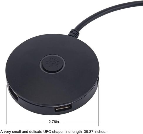 Wabao UFO HUB 5-Port USB2.0 1-Micro USB Hub 7 Color Breathing Power Supply lamp, Independent Switch in Saudi Arabia