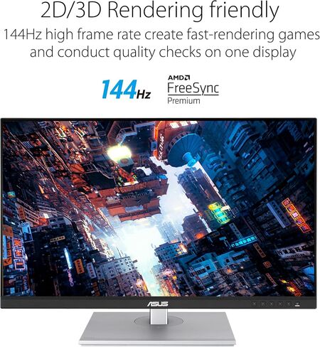 شاشة ASUS ProArt مقاس 27 بوصة بدقة 1440 بكسل (PA278CGV) - IPS، QHD (2560 × 1440)، 144 هرتز، 95% DCI-P3، ΔE < 2، تم التحقق من Calman، USB-C PD 90W، FreeSync Premium، DisplayHDR 400، الارتفاع قابل للتعديل in Kuwait