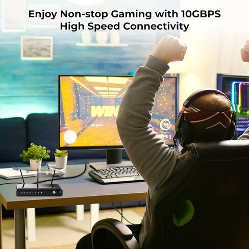 كابل إيثرنت MAXLIN CABLE Cat 7 للألعاب - سلك توصيل شبكة LAN بطول 35 قدمًا، كابل إنترنت عالي السرعة 10 جيجابايت في الثانية، RJ45، 24AWG، موصلات 600 ميجاهرتز لجهاز التوجيه والمودم، متوافق مع التلفزيون والكمبيوتر الشخصي وPS3 in Kuwait