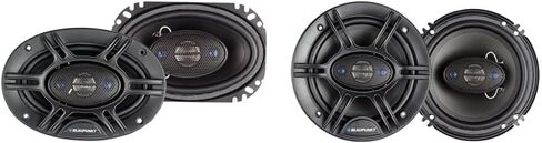 Blaupunkt 4 x 6-Inch 240W 4-Way Coaxial Car Audio Speaker, Set of 2 in Kuwait