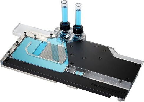 Phanteks (PH-GB3090GBARS_BK01_BP) Glacier G30 AORUS لجيجابايت AORUS RTX 3090/3080، مطلي بالنيكل ، أكريليك ، لوح غطاء ألومنيوم ، RGB ، كتلة ماء كاملة - أسود in Kuwait