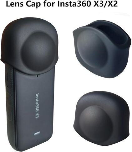 Lens Cap,Silicone Case, Desktop Base for Insta360 X3 Accessories in Kuwait
