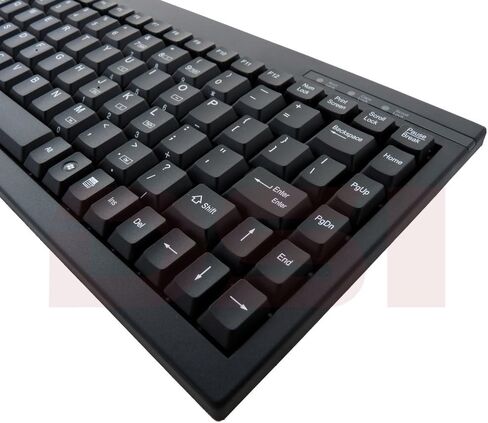 اديسو ACK-595UB - كيبورد USB صغير مع لوحة مفاتيح رقمية مدمجة، اسود in Kuwait