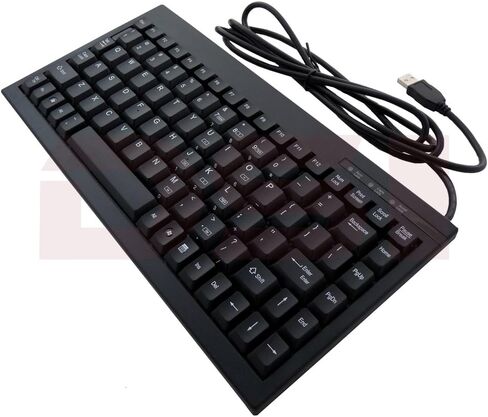 اديسو ACK-595UB - كيبورد USB صغير مع لوحة مفاتيح رقمية مدمجة، اسود in Kuwait