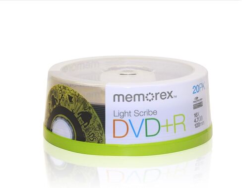 Memorex 16x DVD+R Light Scribe 20 Pack (32024708) in Saudi Arabia