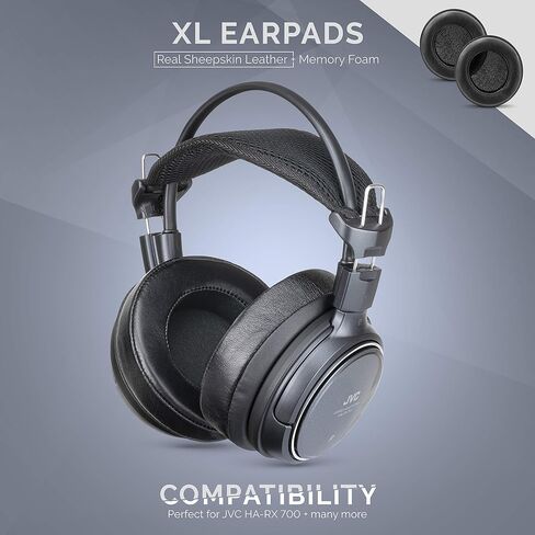 BRAINWAVZ XL Micro Suede Memory Foam Earpads for AKG 701 & Many Other Large Over The Ear Headphones - Sennheiser, JBL, Bayerdynamic, HifiMan, ATH, Philips, Fostex, Sony Ear Pads in Kuwait