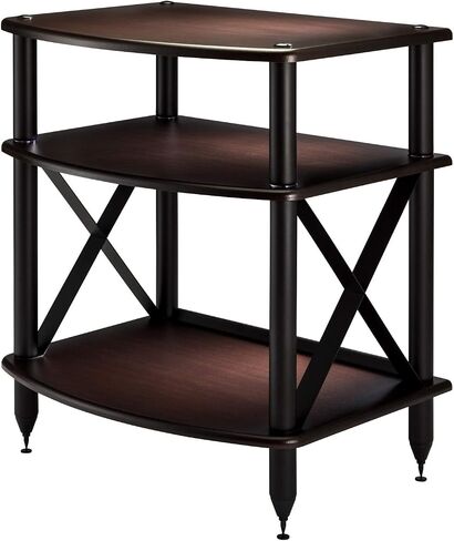 Pangea Audio Vulcan TT Turntable Stand with Vinyl Record Storage - Black in Saudi Arabia