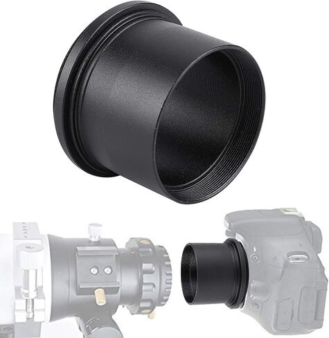 Telescope Eyepiece Adapter Set, 2 to M48*0.75 T Adapter and T2 T Ring Adapter for Nikon SLR Cameras and Telescopes in Saudi Arabia