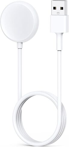 كيبل شاحن لساعة جوجل بكسل بطول 3.3 قدم، سلك شحن USB مغناطيسي بديل لساعة جوجل بكسل الذكية in Kuwait