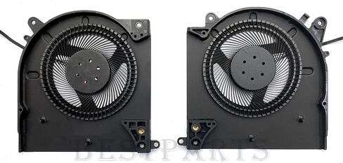Bestparts مروحة تبريد جديدة لوحدة المعالجة المركزية + وحدة معالجة الرسومات 12 فولت بديلة لـ DELL Alienware (2020-2021) M15 R3، M15 R4، 0TG9V0 0D1X38 FM7C FM7D DFS240012AE0T DFSK324162A2E، AWm15-7272WHT-PUS AWM15R4-7689WHT-PUS in Saudi Arabia